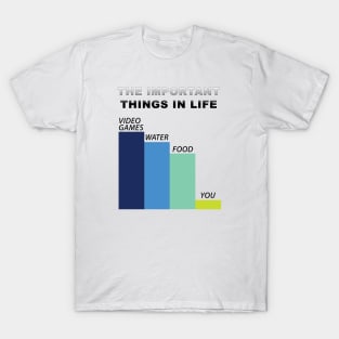 The Important Things in Life - Gaming T-Shirt